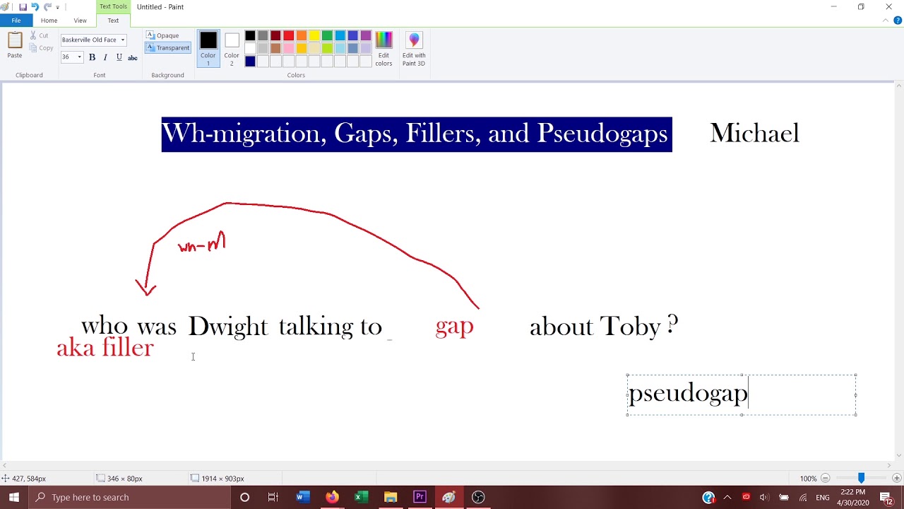 Wh Migration, Fillers, Gaps, and Pseudogaps