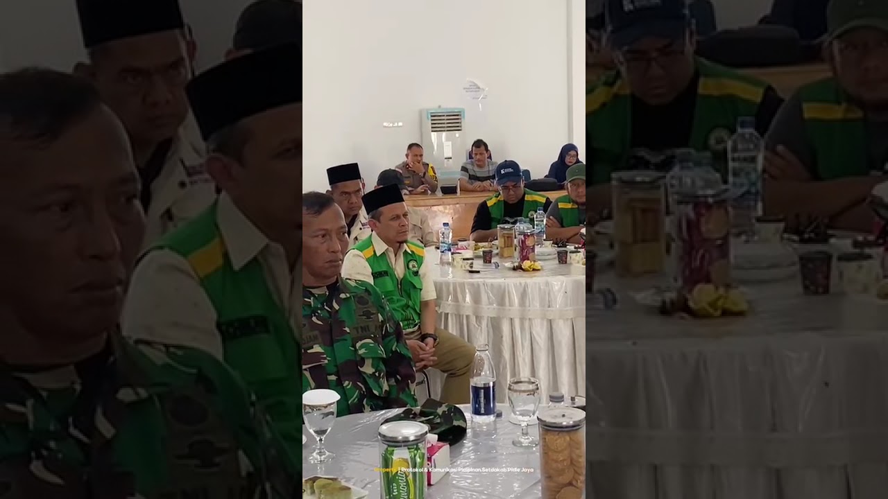 Penyambutan Gubernur Kelantan Malaysia di Posko Utama Pasca Bencana