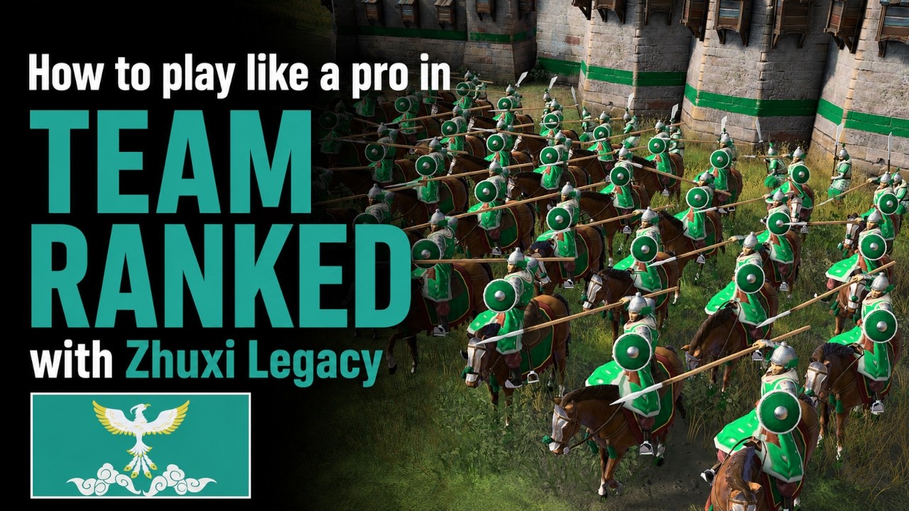 How to Play Zhuxi Legacy Like a Pro in TEAM RANKED #aoe4 #aoe