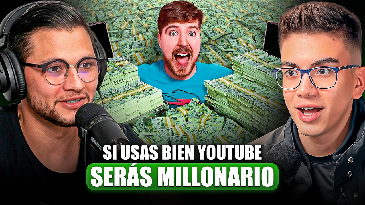 &iquest;C&oacute;mo volverte millonario usando YouTube sin salir? | Esteban Quiroga  EP. 13