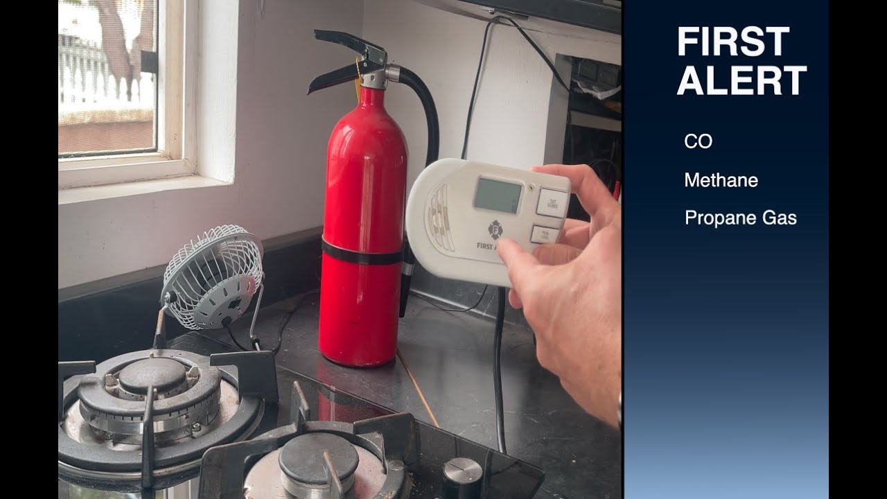 Natural gas detector alarm test FAIL