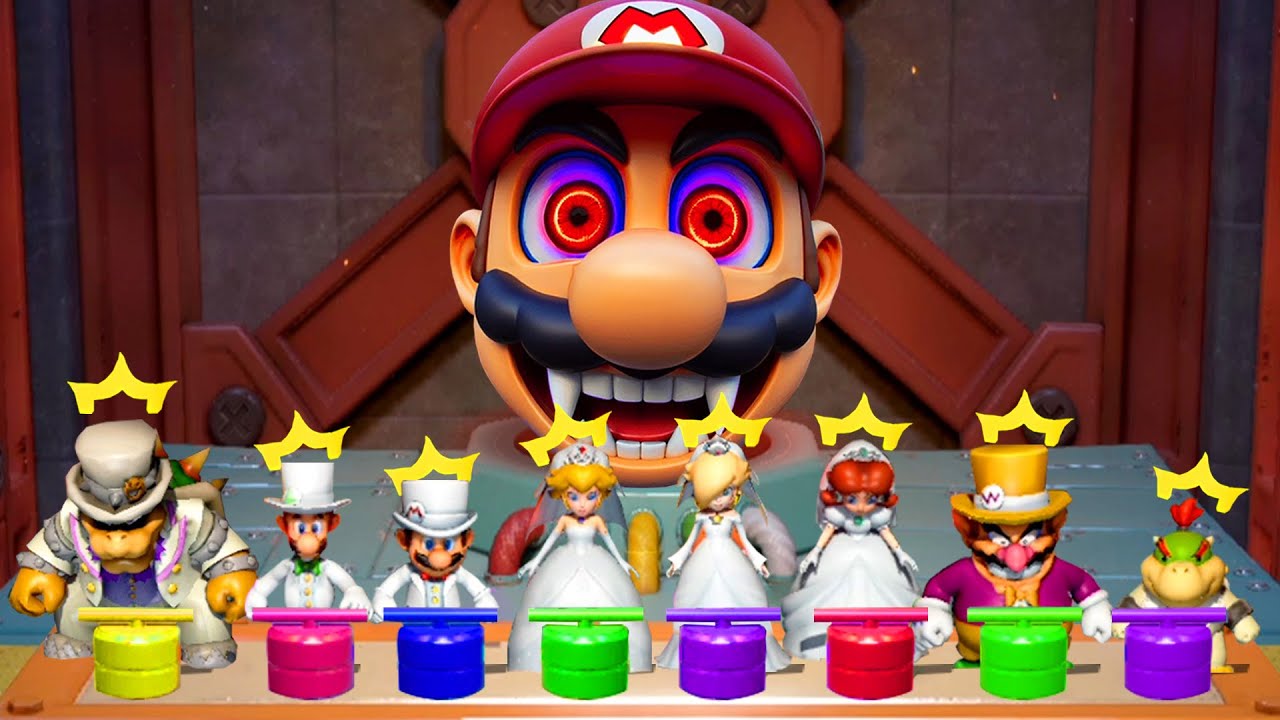 【マリオパーティスーパースターズ】プリンセスチームVSマリオ
