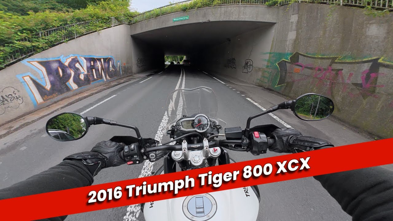 2016 Triumph Tiger 800 XCX ||  Test ride || DJI Osmo Action 5 || Mic 2 [4K, ASMR]