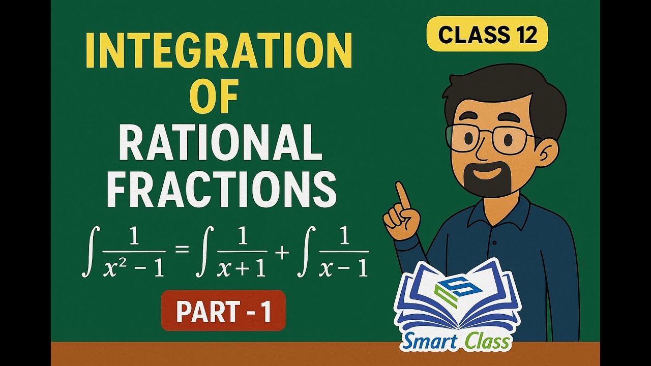 Antiderivatives :  Integration of Rational Fraction (Part-1) (Class-12)|| By Krishna Sir