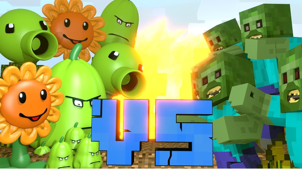 Plants vs. Zombies в Майнкрафт | Часть 1 #minecraft #video #plantsvszombies