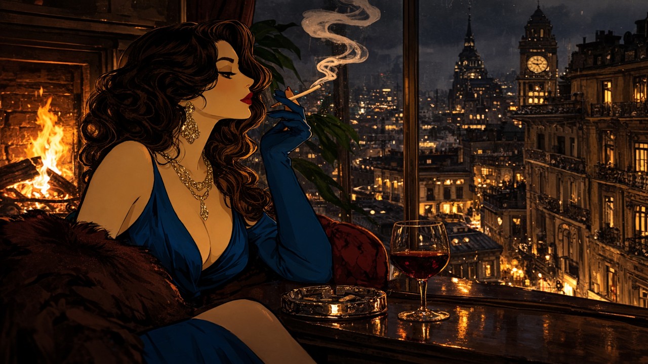 1930's Winter Jazz Playlist – Cozy Fireplace and Vintage Vibes 🔥