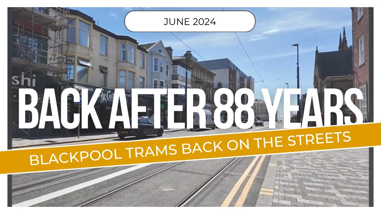 Blackpool new tram link. open 16 June 2024. Good or Bad idea