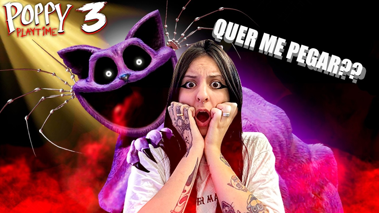 O CATNAP QUER ME PEGAR!!! Poppy Playtime Chapter 3 - Ep.4