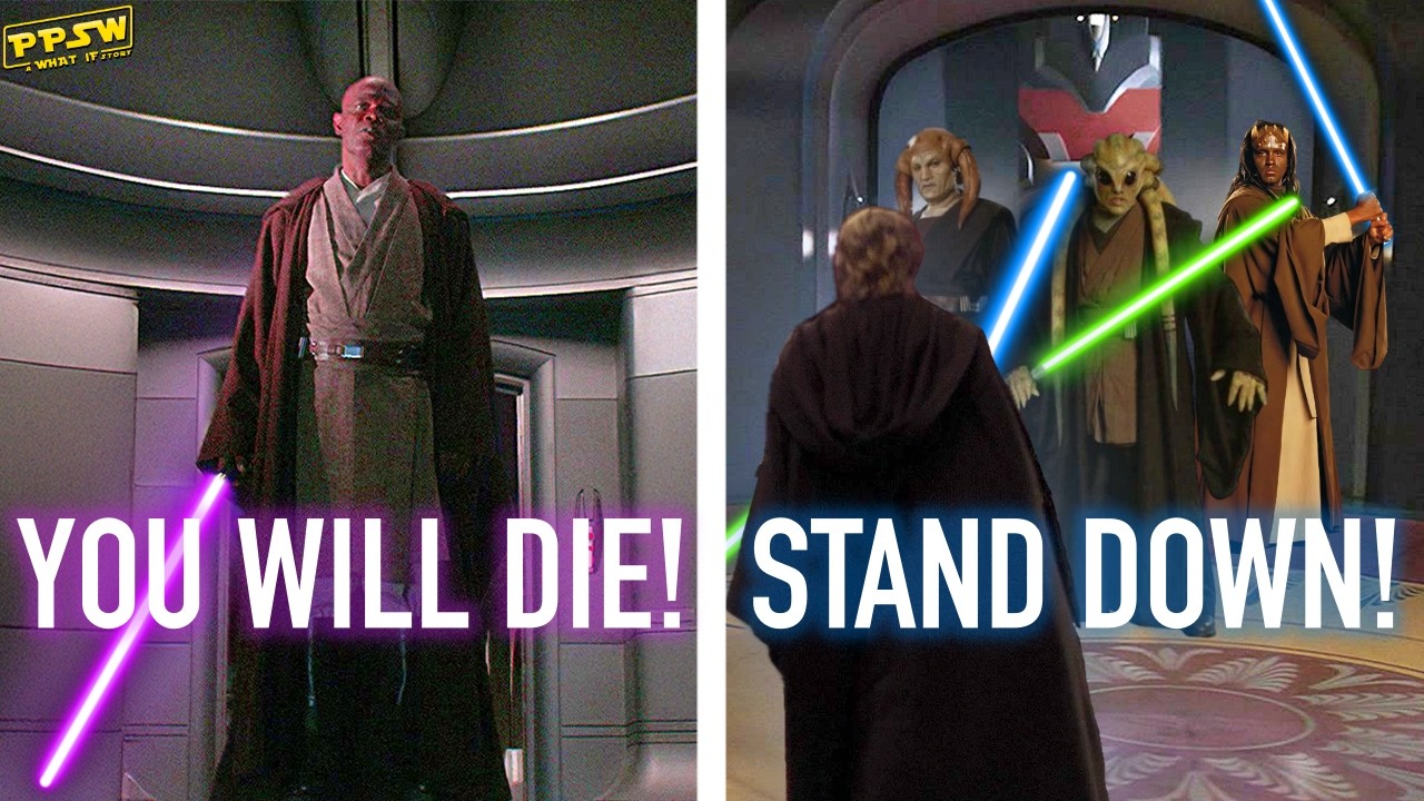What If Mace Windu Confronted Palpatine ALONE