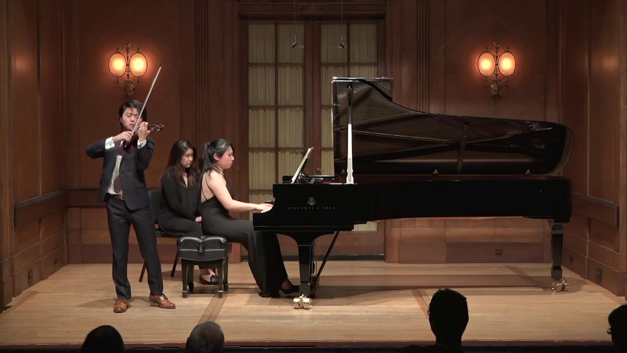 Franck Sonata for violin and piano-Ray Ushikubo, Wei Luo.