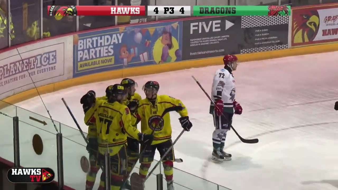 Blackburn Hawks vs Deeside Dragons Highlights 06.01.24