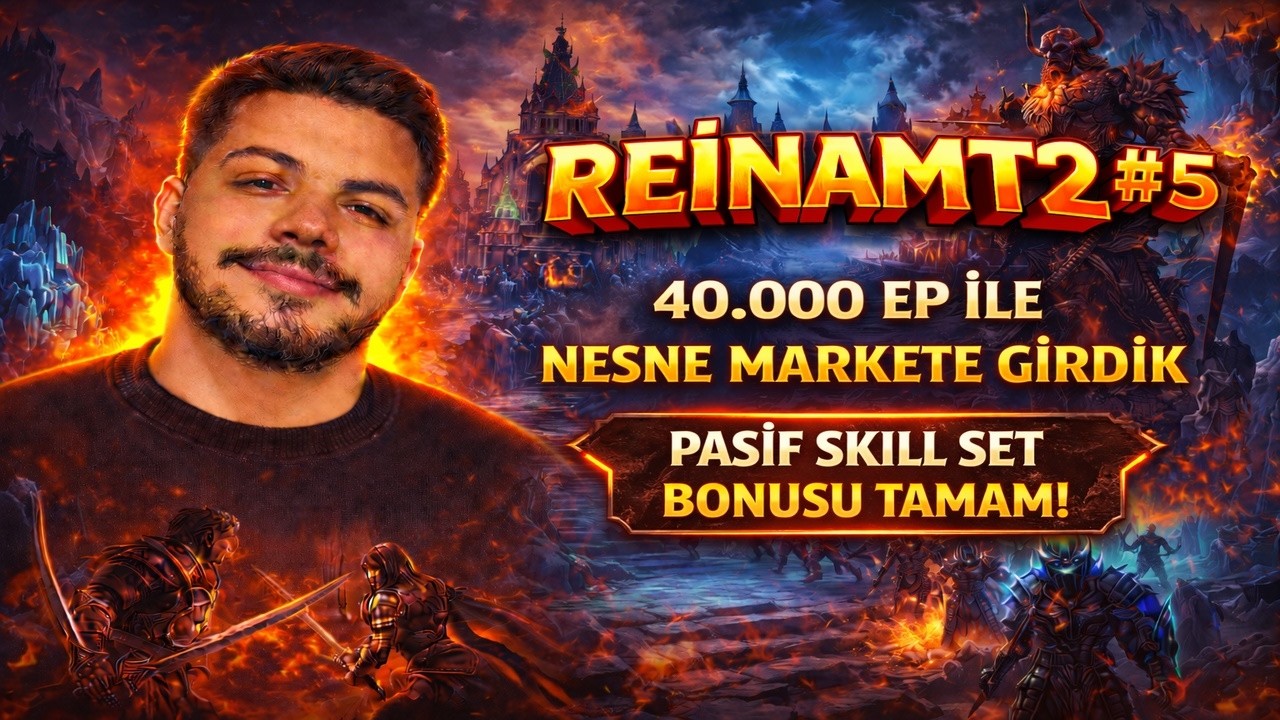 40.000 EP İLE NESNE MARKETE DALDIK, SET BONUSU HASARI UÇURDU | METİN2 REİNAMT2 #5