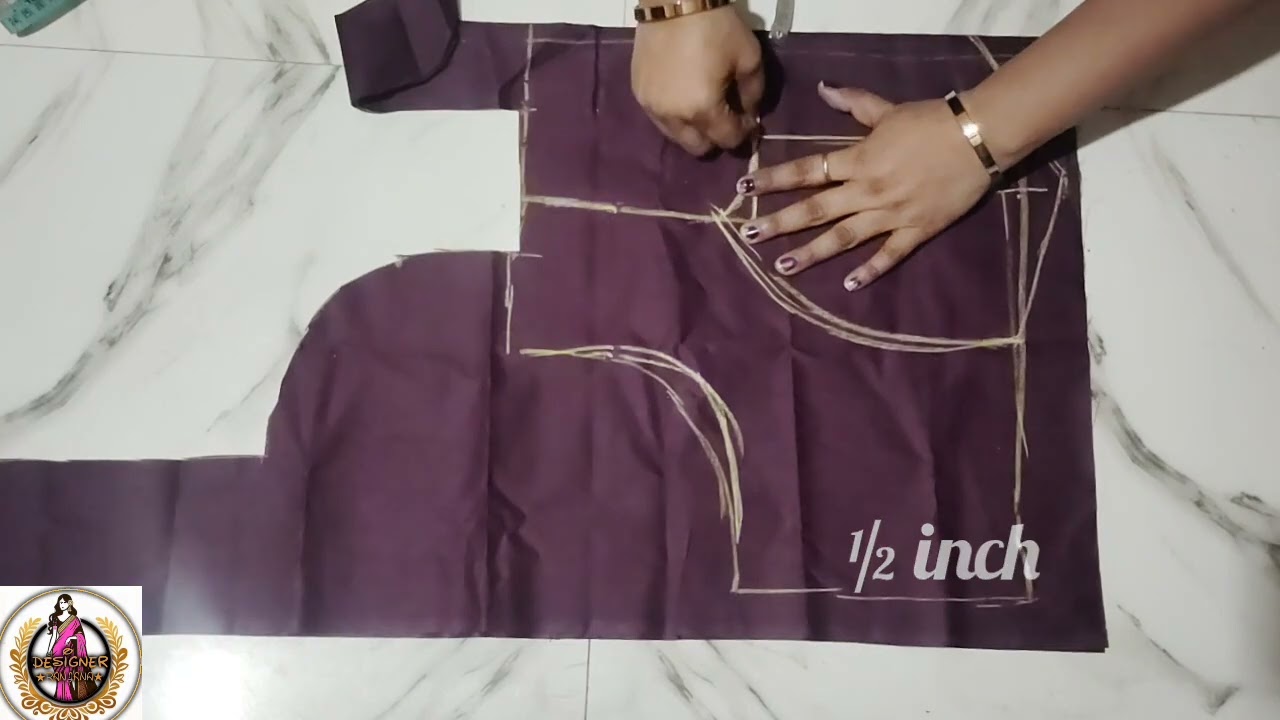 40//chest katori blouse ki perfect💯 cutting✂ cutting karne ka asaan tarika