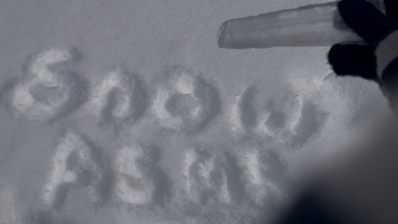 ASMR in the snow! (lofi asmr, writing in the snow)