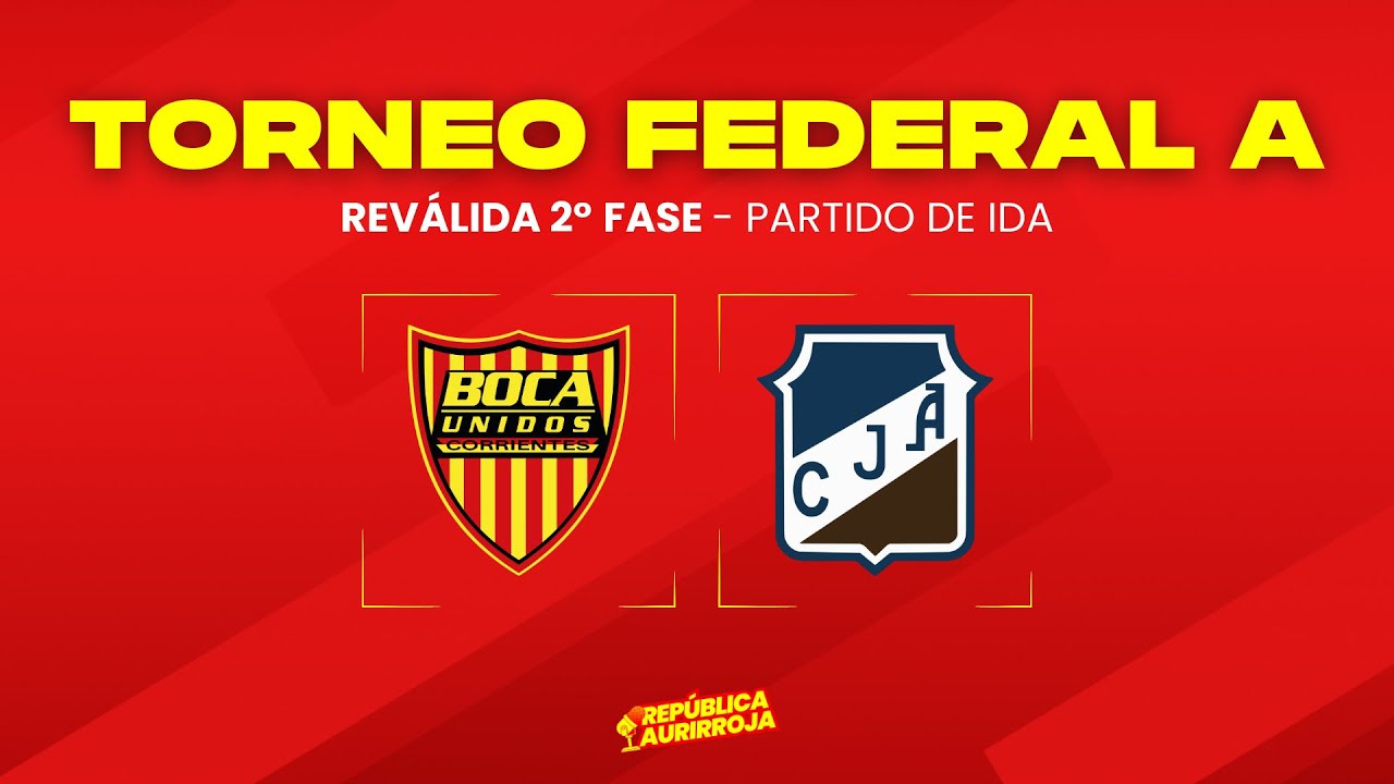 Torneo Federal A | En vivo: Boca Unidos vs. Juventud Antoniana (05-10-2025)