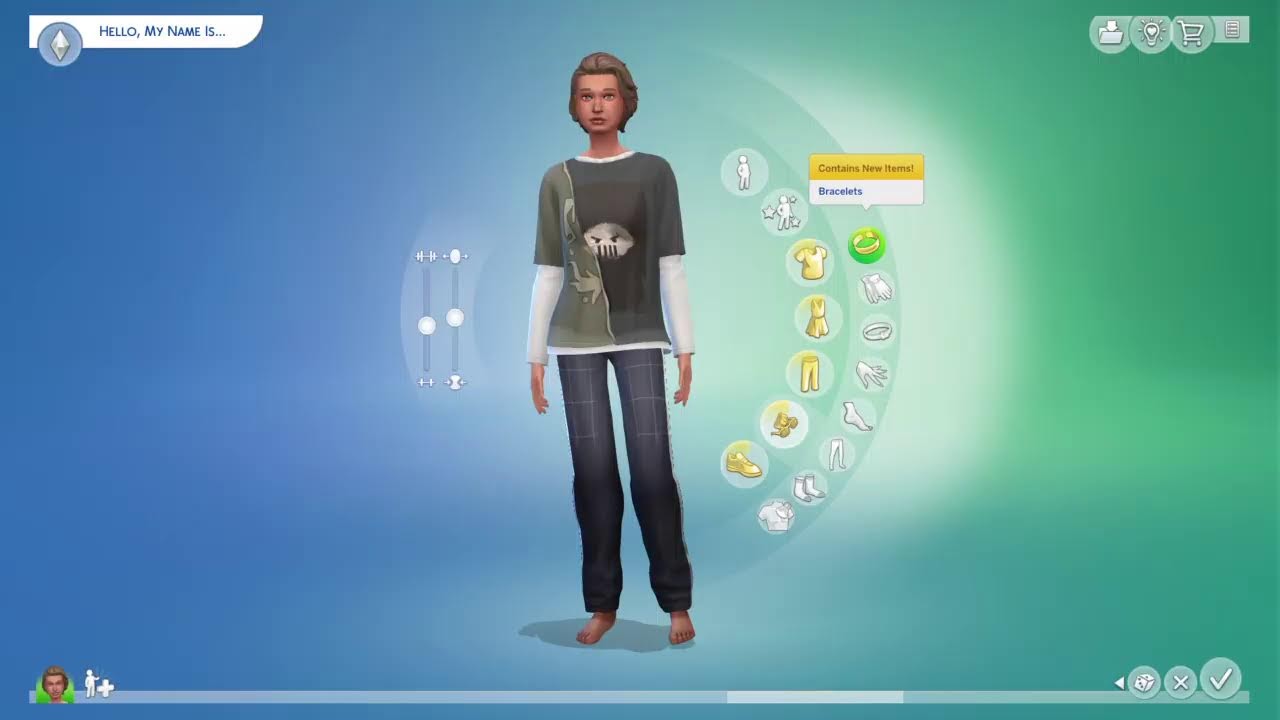 SIMS4|CAS New File|No Commentary