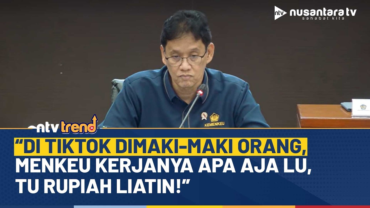 Purbaya Curhat Dimaki Netizen soal Rupiah Melemah: Heh Menkeu Kerjanya Apa Aja Lu…| NTV