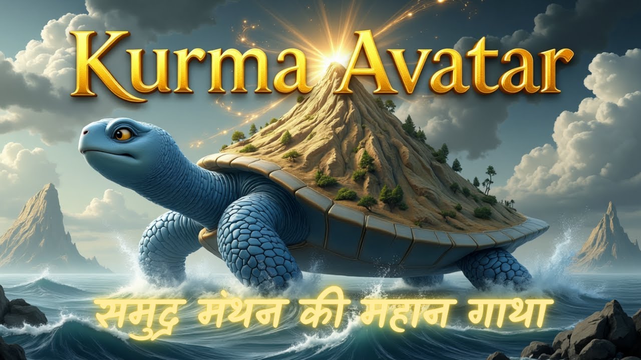 कूर्म अवतार की पूरी कहानी | Samudra Manthan Ka mahakavya | Kurma Avatar Full Story #hindu #kurma