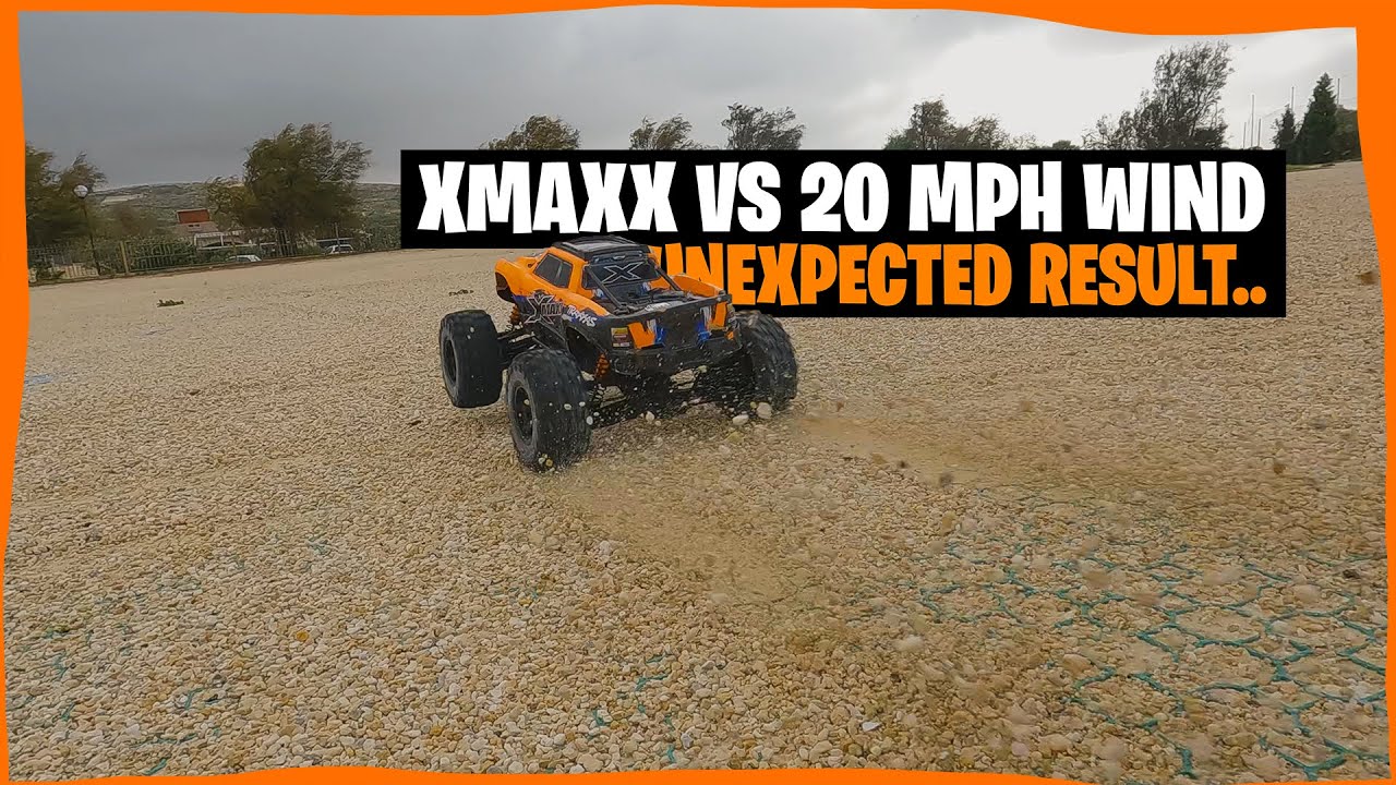 Worlds BIGGEST and FASTEST RC CAR vs 20 MPH EXTREME Wind Conditions