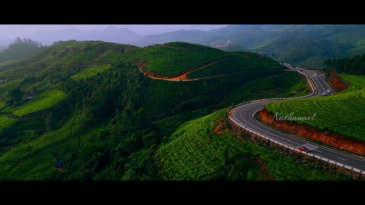 || MUNNAR  FROM THE SKY || 🌿Drone Journey Through Kerala&rsquo;s Hills ||