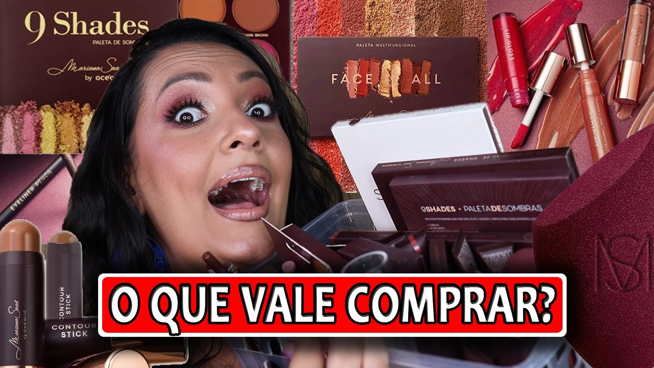 Make de Despedida LINHA MARIANA SAAD By OCEANE | Falei sobre TODOS os produtos Mari Saad com Oceane!
