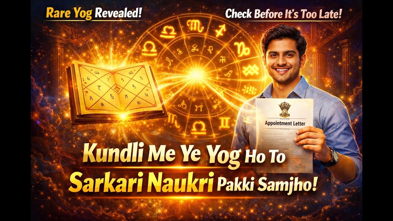 Kundli Me Ye Yog Ho To Sarkari Naukri Pakki Samjho!