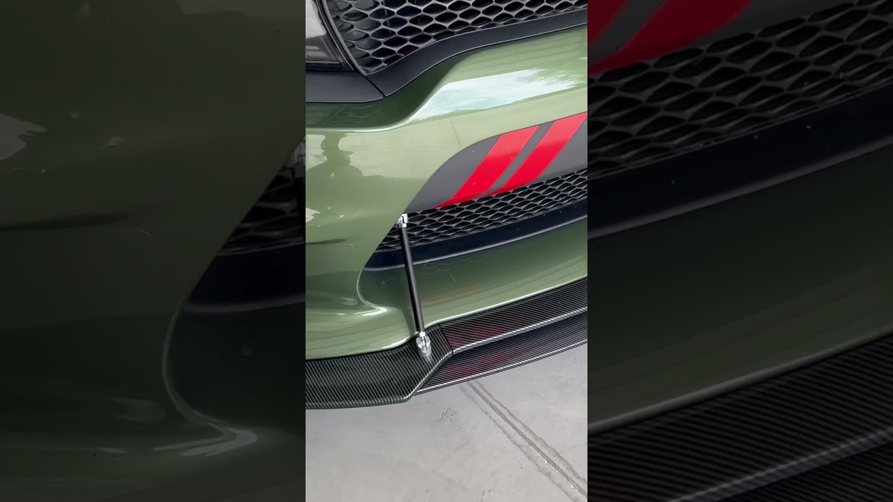 New front splitter for dodge charger 🔥(third one😂) #reels #shorts #car #carcommunity #dodge #mopar