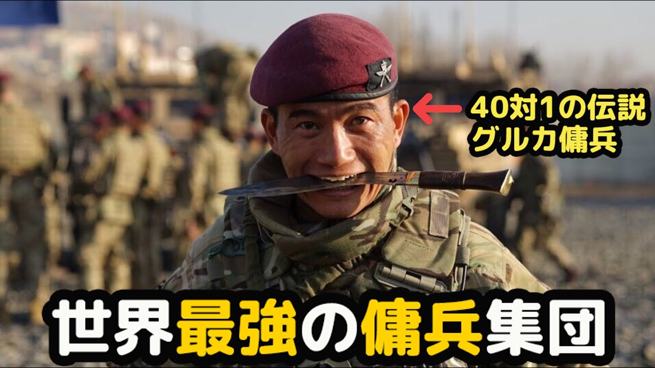 40対1の伝説、世界最強の傭兵であり戦闘民族「グルカ」