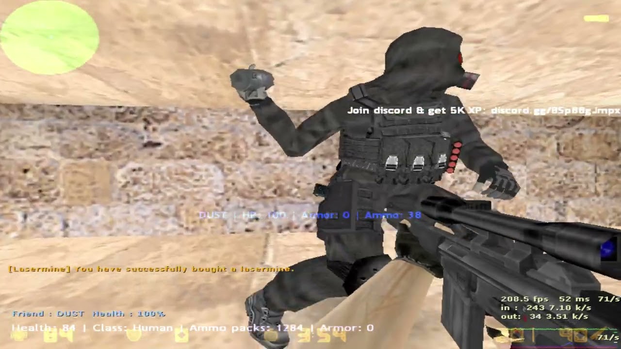 NEW CS 1.6 ZOMBIE PLAGUE + GUNXP SERVER (XP + ACHIEVEMENTS)