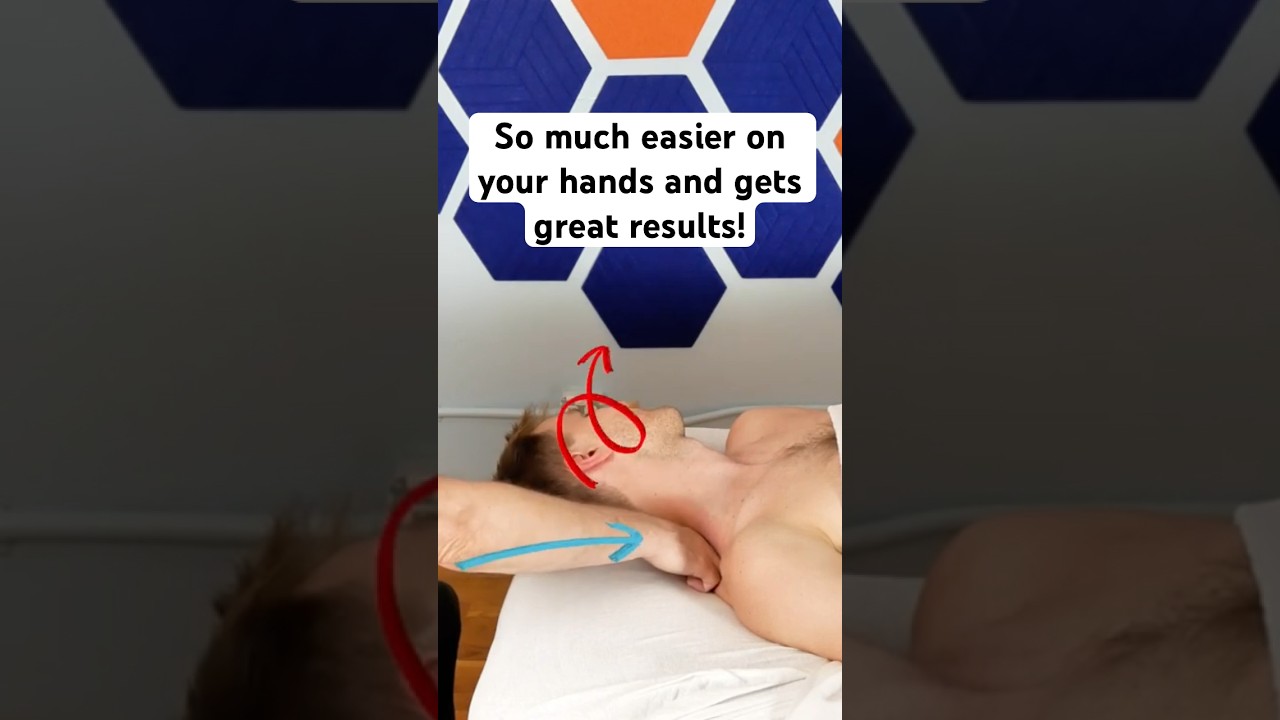 Myofascial release for traps and neck pain  | Myofascial Release Massage Tutorial