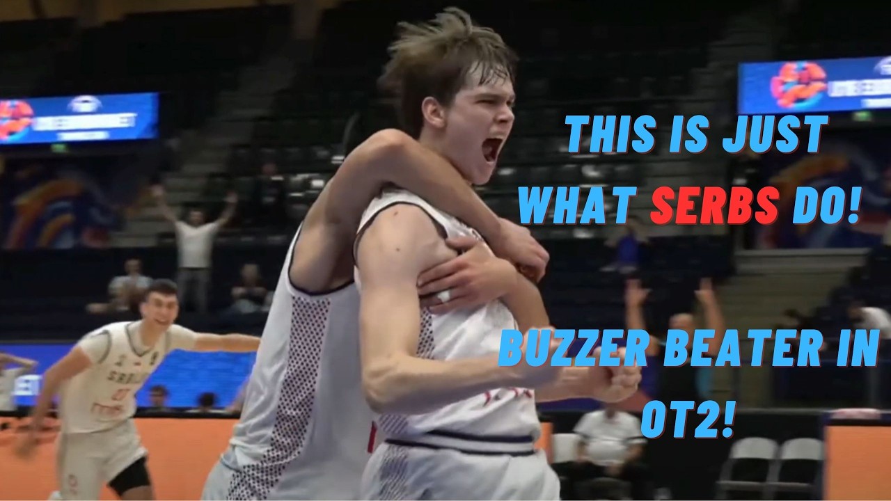 Israel thought they won, but #Serbia had different plans.. #U18 #eurobasket #basketball