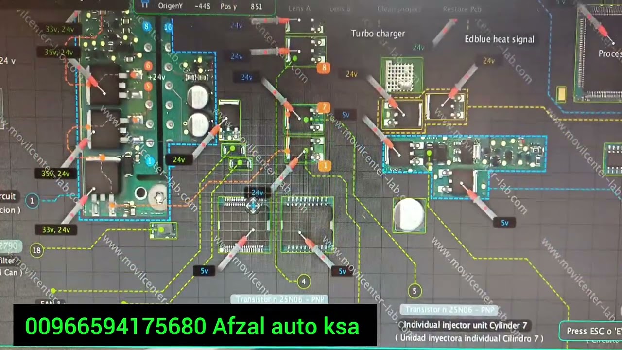 ECU repair mercedes Banz-om457