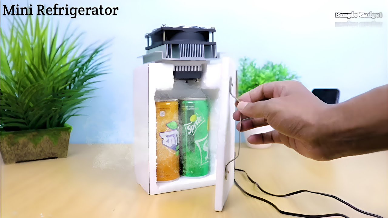 How To Make Mini Refrigerator At Home | High Cooling Freezer | Simple Gadget