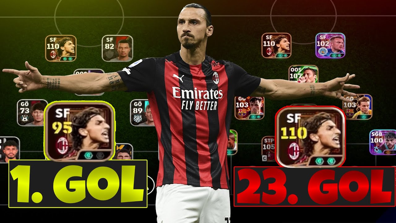 110 ZLATAN İBRAHİMOVİC HER GOL ATTIĞINDA TAKIM GÜÇLENİYOR! 💪🏻 eFootball Mobile 2026