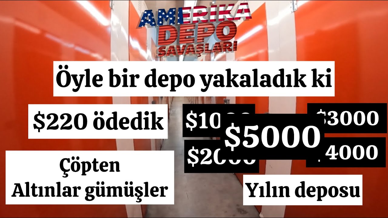 Yok böyle bir depo çöp depodan parayı yaptık