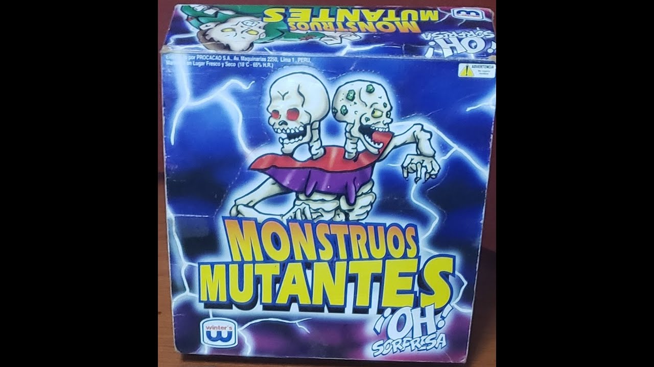 MONSTRUOS MUTANTES - COLECCION CHOCOLATE WINTER'S - PERU - 1997
