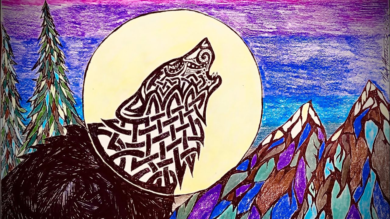 “Cry of the Wolf” Nick Metcalf - original music and art - Low Whistle
