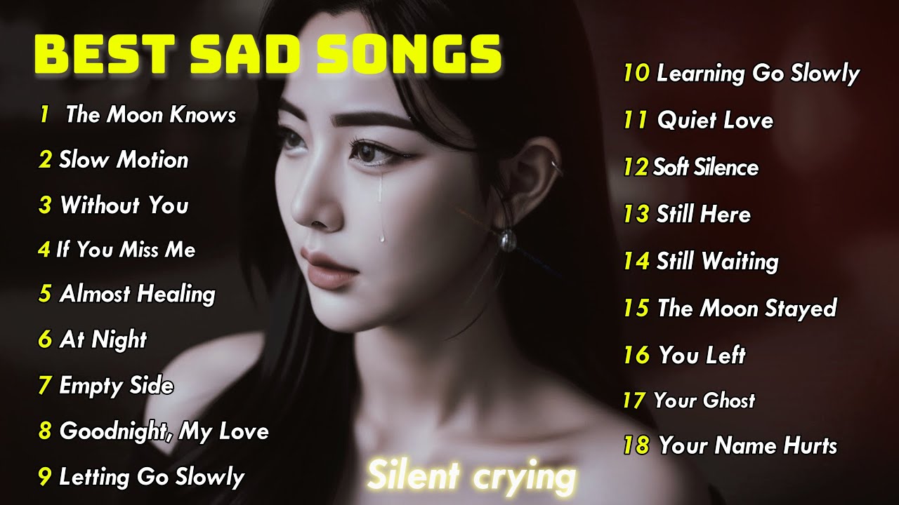 The Moon Knows 🌙 | Overthinking at Night (Sad & Lonely Playlist) | Soft Sad Songs - Lonely Girl