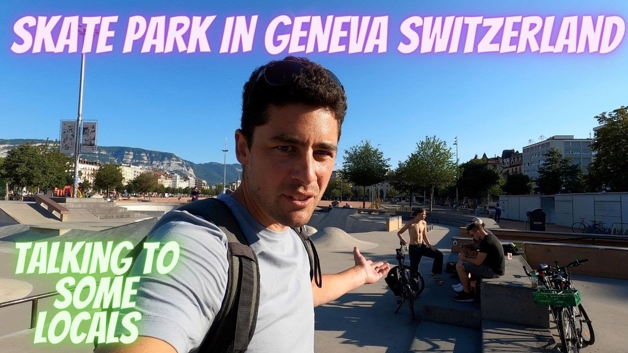 Skate park in Geneva, Switzerland