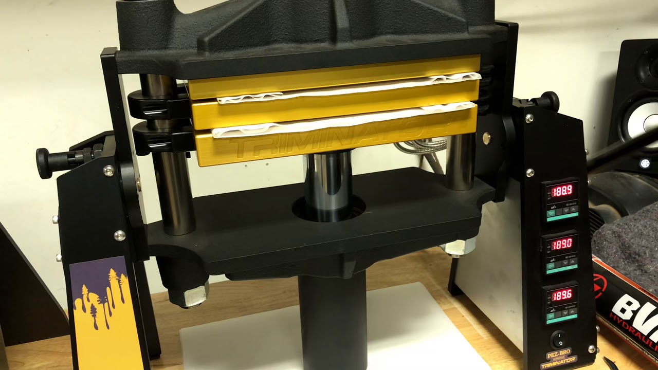 Rosin Press - TRP Stack tutorial with Pez Bro - Solventless Rosin