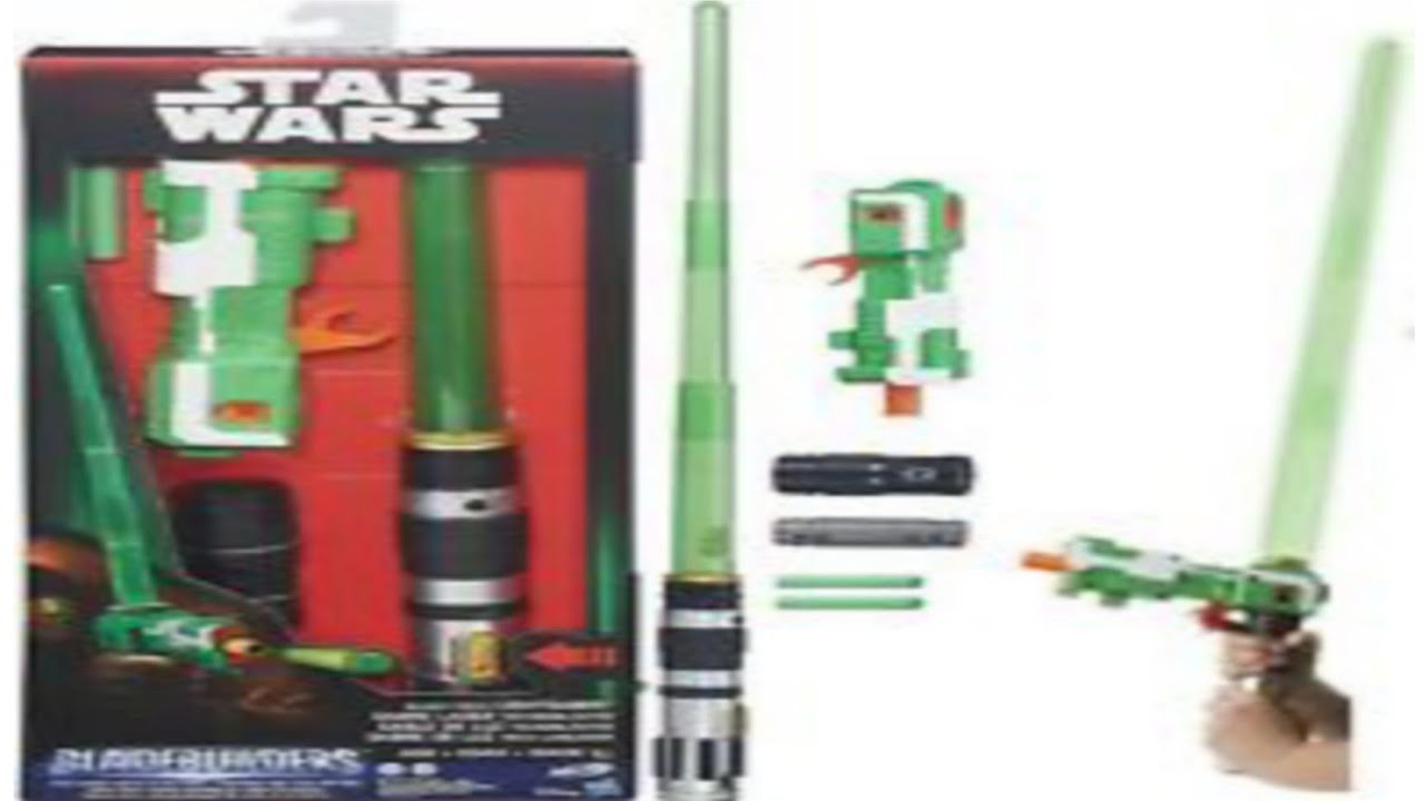 Nerf Star Wars Bladebuilders Blast-Tech Lightsaber / Nerf Gun