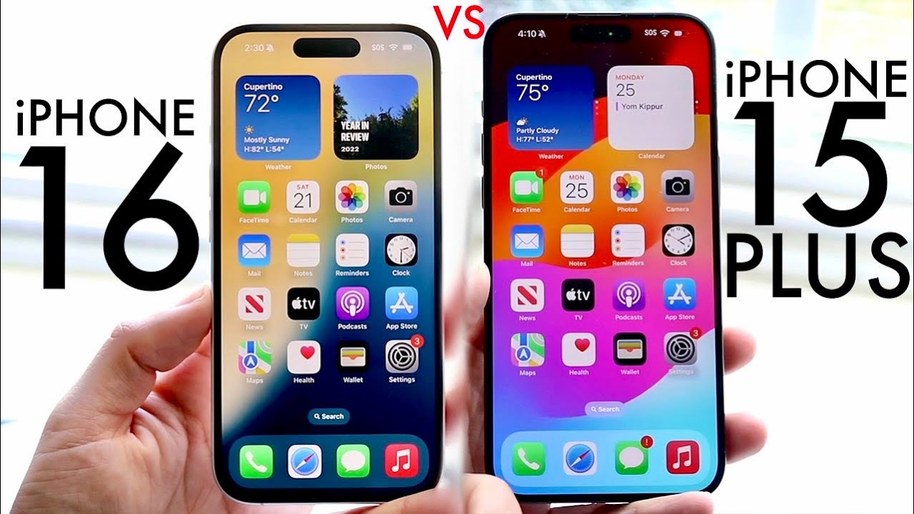 iPhone 16 против iPhone 15 Plus! (Сравнение) (Обзор)