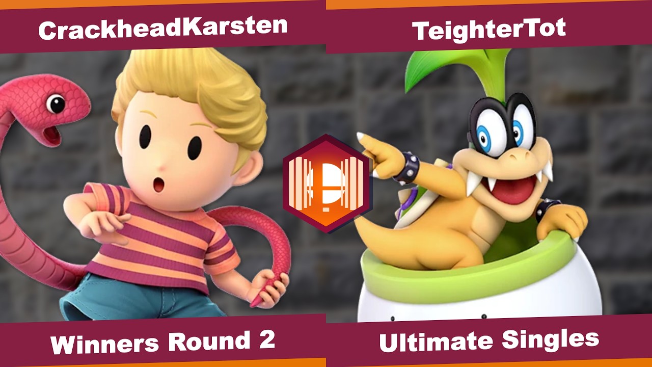 CrackheadKarsten (Ridley, Lucas) vs TeighterTot (Bowser Jr.) - We Tech Those 165 Winners Round 2