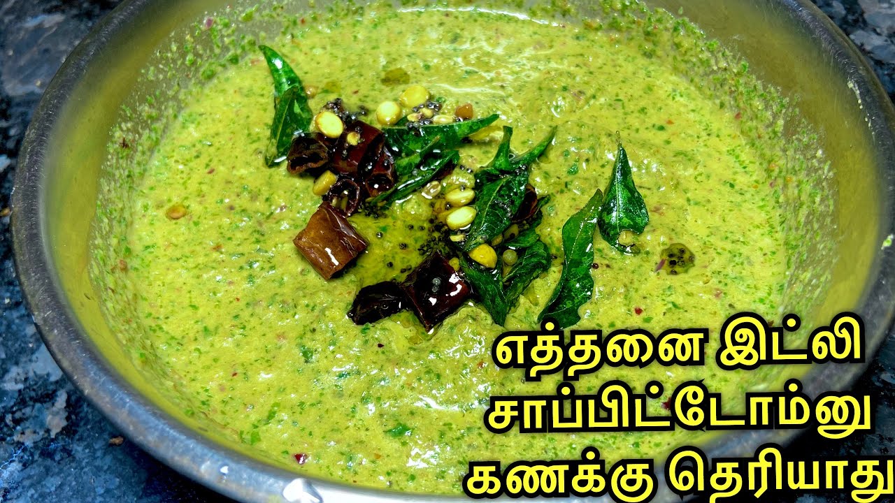 புதினா சட்னி இப்படி தாங்க அரைக்கனும் சாப்பிட்ட இட்லி,தோசை கணக்கு தெரியாது / pudhina chutney in tamil
