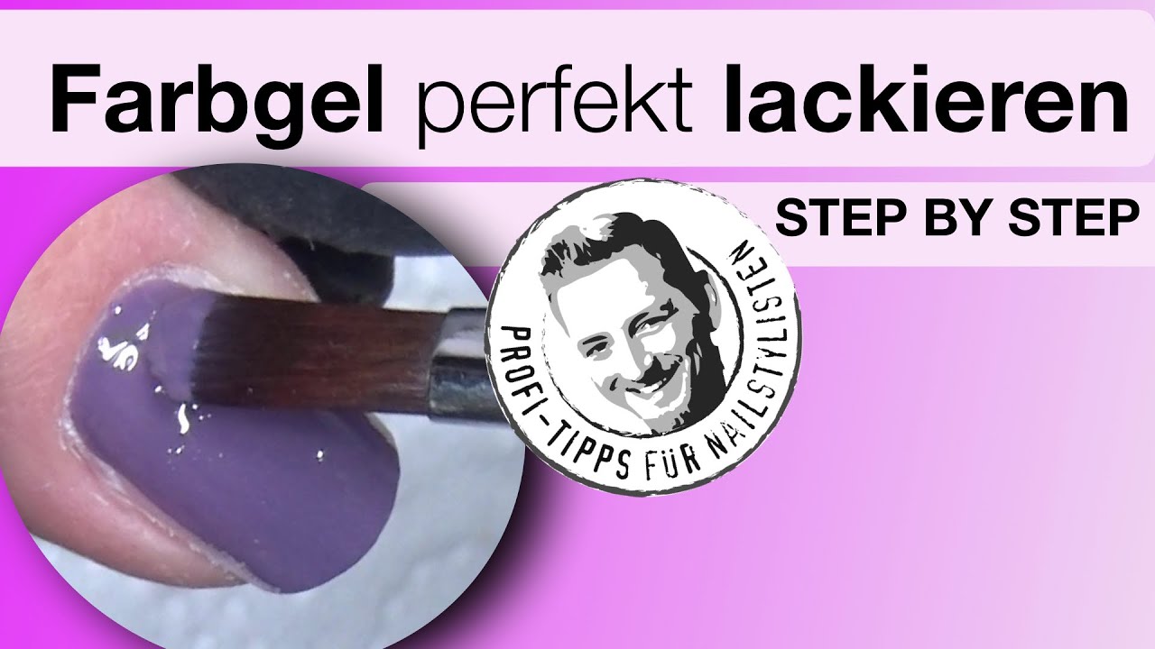 Farbgel perfekt lackieren #Gelnägel #Farbgel