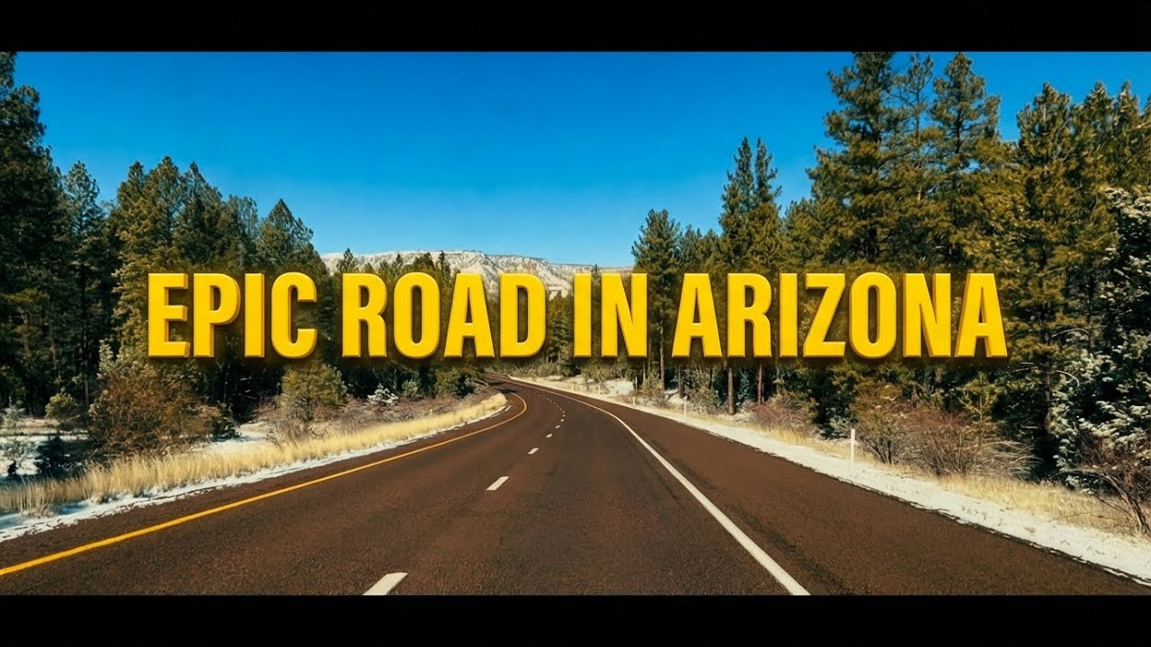Snow in a Desert State? Snowy Forest Road Trip to Payson, ARIZONA