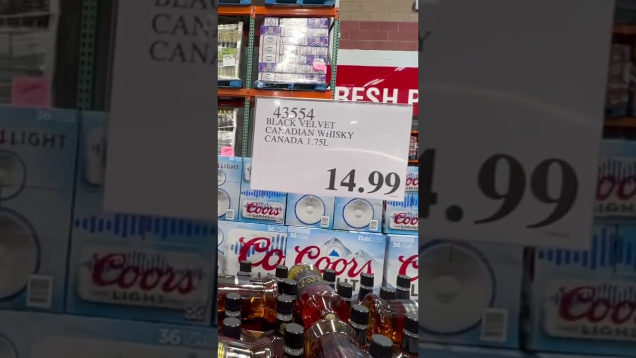 Costco has an excellent variety of spirits, beer, and wine#costco #costcoshopping #groceryshopping ￼
