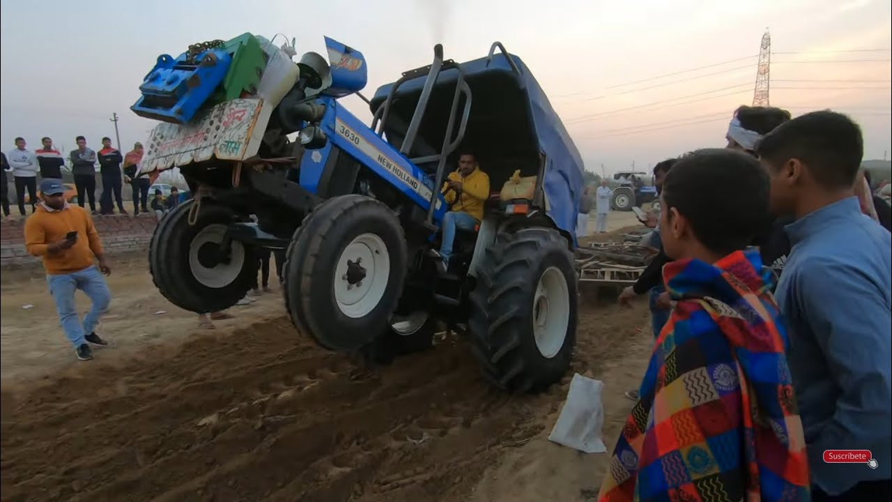 दुसरी बार विजेता रहा New Holland 3630 tractor 1st prize winner mandothi compitition by Balu pardhan