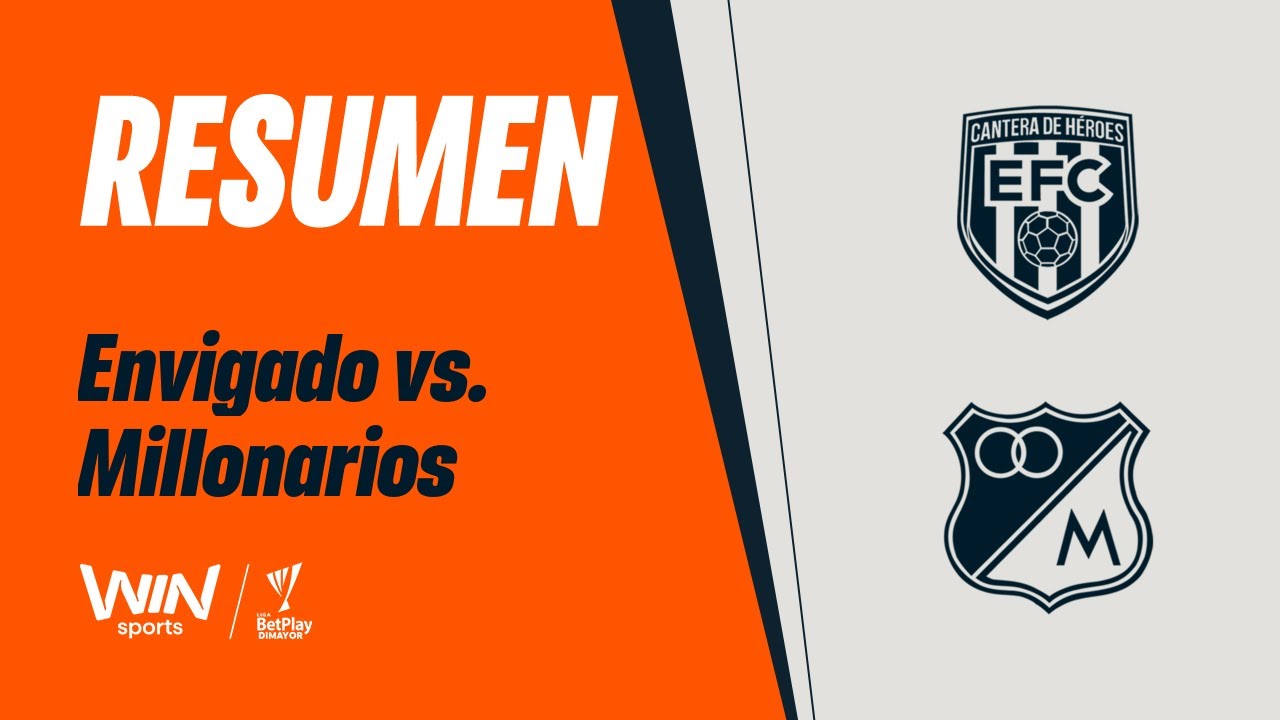 Envigado vs. Millonarios (resumen y goles) | Liga BetPlay Dimayor 2025-2 | Fecha 19