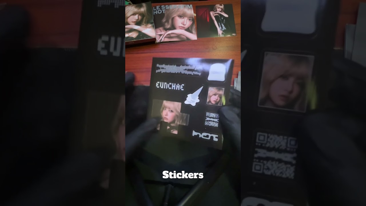 Le Sserafim Hot Eunchae Compact Ver. Unboxing #lesserafim #unboxing #kpop #hot #hongeunchae